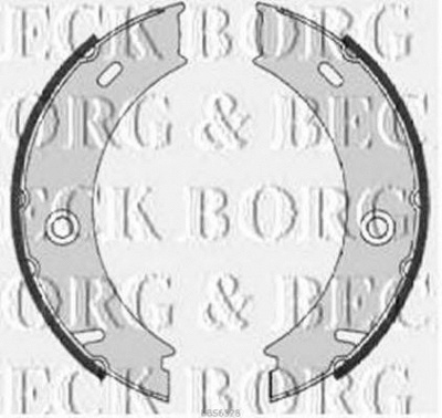 BORG & BECK bbs6328 -  Комплект тормозных колодок, стояночная тормозная система